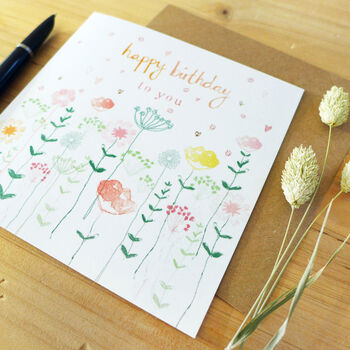 'Happy Birthday To You' Card, 3 of 4