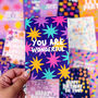 Colourful 'You Are Wonderful' Star Card, thumbnail 1 of 5