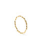 9k Yellow Gold Twisted Stacking Ring, thumbnail 2 of 4