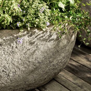 Cranford Oval Ficonstone Garden Planter, 4 of 6