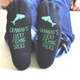 Personalised Lucky Fishing Socks, thumbnail 1 of 2