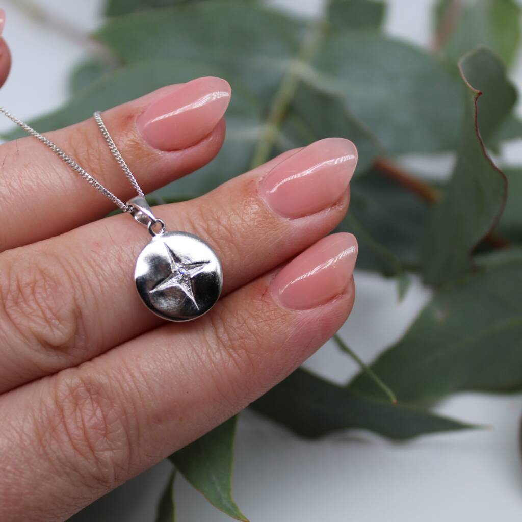 Reversible Sterling Silver Virgo Zodiac 