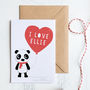 Personalised Panda Love Card, thumbnail 3 of 4