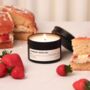 Strawberry Cream Cake Candle | Wimbledon Gift | Summer Candle, thumbnail 2 of 2