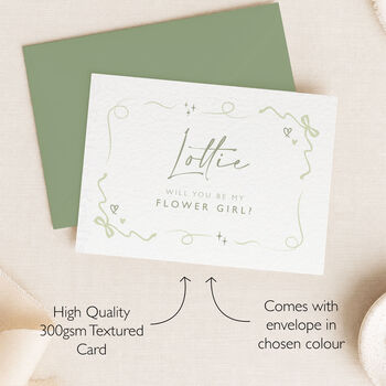 Bridesmaid Proposal Card Bows, 3 of 11