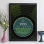 Personalised 30th Birthday Print Year 1995 Music Gift, thumbnail 8 of 12