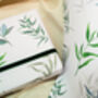 Watercolour Willow Leaf Gift Wrap, thumbnail 4 of 8