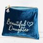 Velvet 'Beautiful Daughter' Make Up Bag Bag, thumbnail 1 of 3