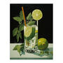 Virgin Mojito Cocktail Green Kitchen Wall Art Print, thumbnail 5 of 5