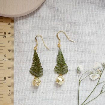 Christmas Tree And Bell Gold Plated Earrings, 5 of 12