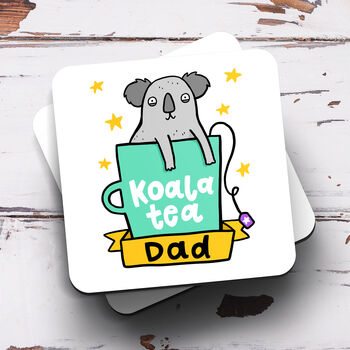 Personalised Dad Mug 'Koala Tea Dad', 3 of 3