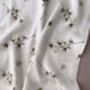 Cotton Flower Muslin Swaddle, thumbnail 5 of 5