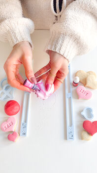 Valentine's Lots Of Love Biscuit Baking And Decorating Kit, 3 of 12