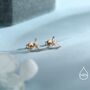 Marquise Cz Stud Earrings In Sterling Silver, thumbnail 6 of 12
