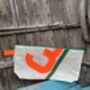 No1 Large Upcycled Versatile Sailcloth Pouch, thumbnail 5 of 9