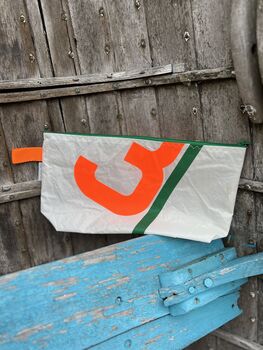No1 Large Upcycled Versatile Sailcloth Pouch, 5 of 9
