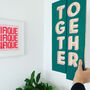 Together Reclaimed Wooden Sign, thumbnail 2 of 2