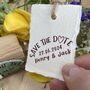 Save The Date Rubber Stamp – Love Note, thumbnail 1 of 7