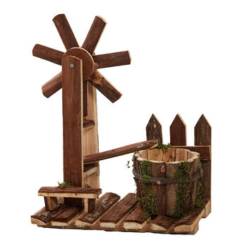 Wooden Lodge Bird House Planter, 2 of 8