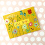 Mini Floral Well Done Card, thumbnail 4 of 5