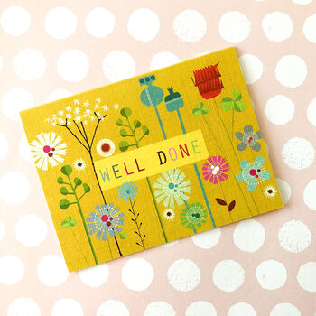 Mini Floral Well Done Card, 4 of 5