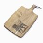 Personalised Rottweiler Engraved Acacia Serving Board, thumbnail 7 of 8