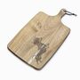 Personalised Dachshund Engraved Acacia Serving Board, thumbnail 4 of 9