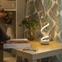 Minimalist LED Table Lamp Spiral Curved Desk Lamp, thumbnail 2 of 9