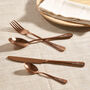 Personalised Rose Gold Cutlery With Free Gift Box, thumbnail 2 of 5