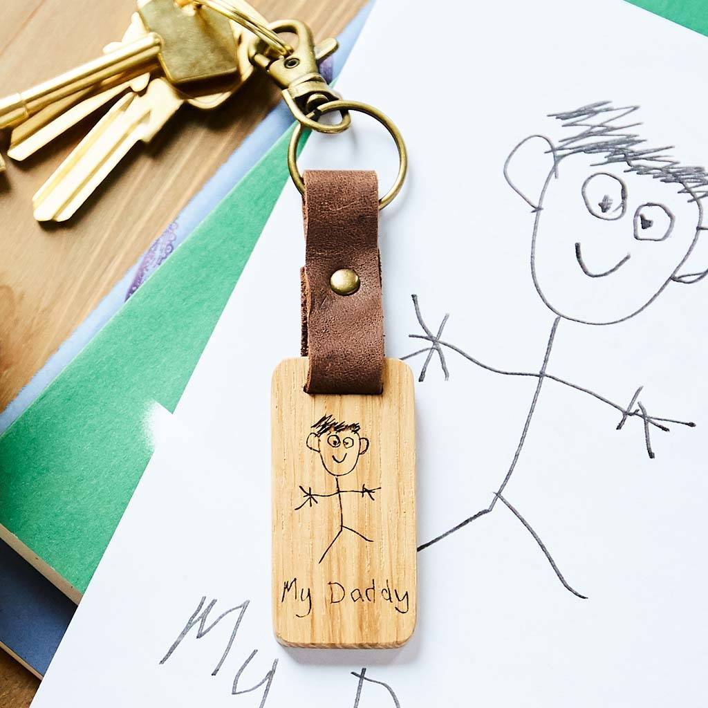 Personalised Child's Drawing Keyring, 1 of 6