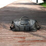 Genuine Leather Holdall With Front Pocket Detail, thumbnail 7 of 12