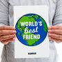 'World's Best Friend' Personalised Notebook, thumbnail 4 of 7