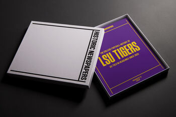 Lsu Tigers College Football Personalised Newspaper Book Louisiana State, 3 of 12