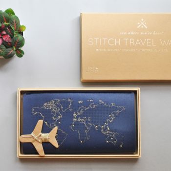 Stitch It Yourself Leather Travel Wallet, 6 of 10