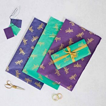 Fair Trade Lokta Paper Three Sheet Gift Wrap Packs, 2 of 9