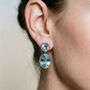 Silver Sky Blue Topaz Aurelia Earrings, thumbnail 1 of 5
