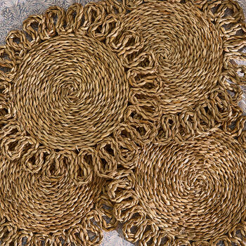 Set Of Four Loop Woven Placemats, 3 of 6