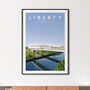 Liberty Stadium Ospreys Rugby Poster, thumbnail 4 of 8