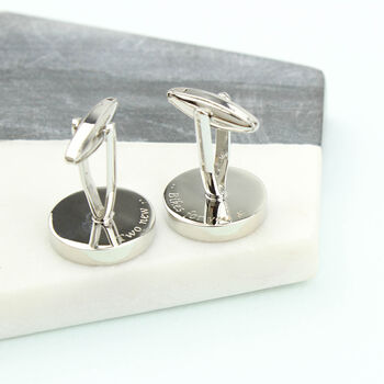 Personalised Carved Wooden Bicycle Cufflinks, 5 of 10