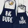 Big/Lil Dude Father And Son Apron Set, thumbnail 1 of 6