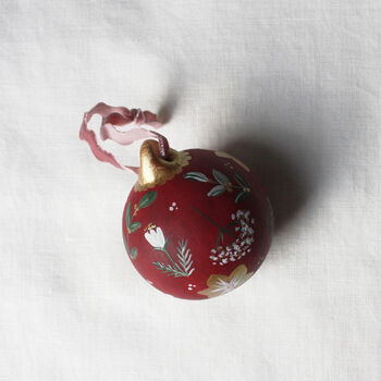 Hand Painted Festive Bauble Decoration, 8 of 9