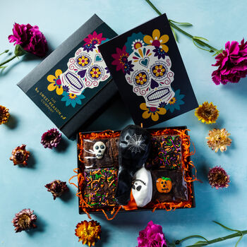 'Day Of The Dead' Luxury Halloween Brownies And Treats, 2 of 2