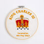 Easy Embroidery Kit King Charles Coronation, thumbnail 2 of 7
