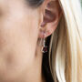 Garnet Teardrop Earrings, thumbnail 1 of 4