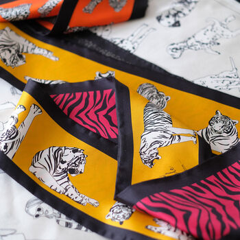 Roar Fashion Limited Edition Skinny Silk Scarf, 3 of 4