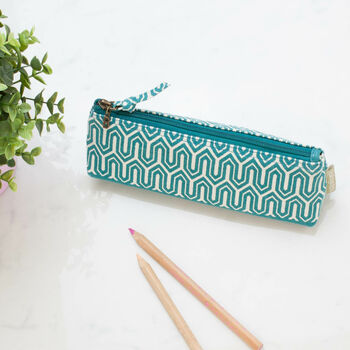 Recycled Graphic Design Personalised Pencil Case, 6 of 9