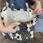 Floral Thin Cotton Shoulder Tote Bag, thumbnail 4 of 6