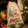 Personalised Christmas Sack 1st Christmas, thumbnail 2 of 5