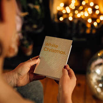 White Christmas Song Card, 3 of 3