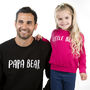 Dad And Me Bear Sweatshirt Jumper Set, thumbnail 2 of 11